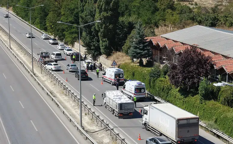 Çorum'da Zincirleme Kaza