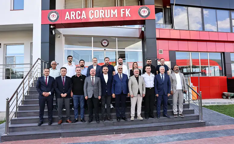 Protokolden Çorum FK Tesislerine Ziyaret