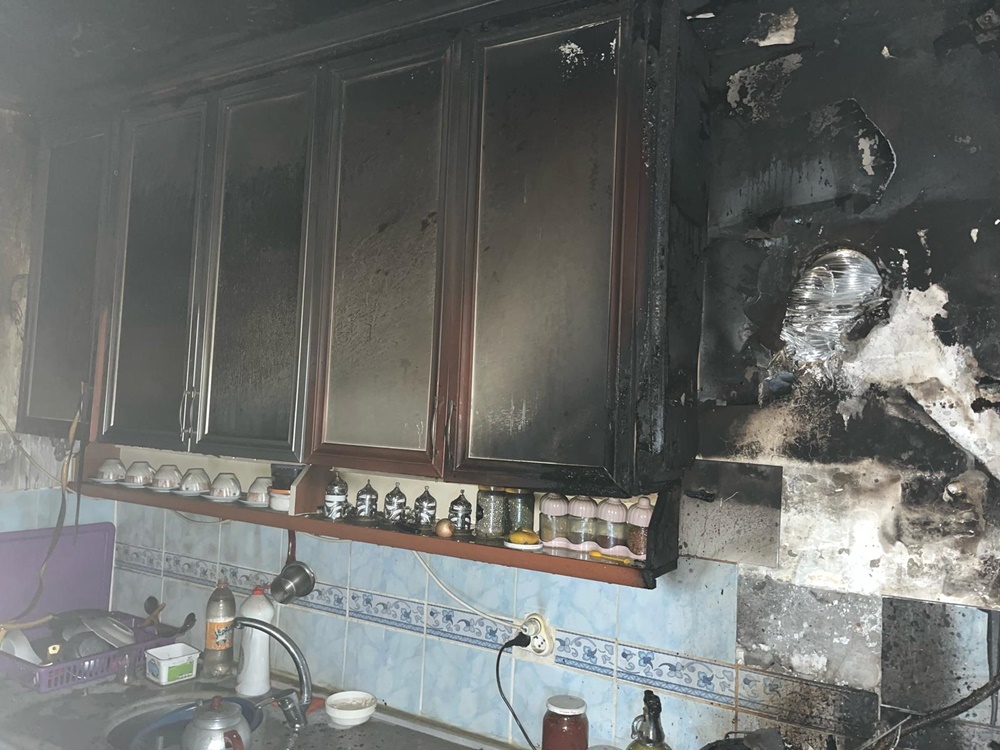 Elektrik Kontağından Yangın Çıktı (2)
