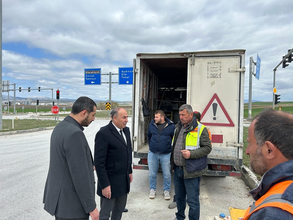 Çevre Yolu Kavşağına Yeni Önlem (4)
