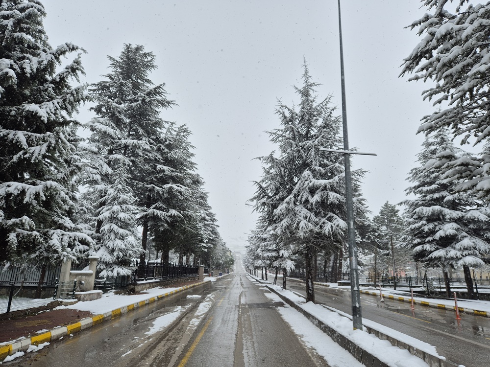 Çorum’da Genelinde Kar Yağışı Etkisi (5)-1