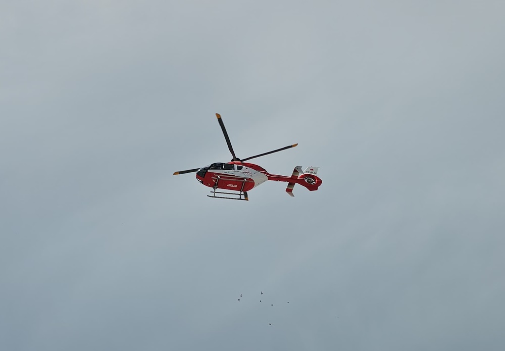 Ambulans Helikopter Asena Için Havalandı (4)