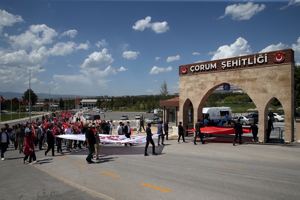 Şehitlere Saygı Ve Vefa Yürüyüşü’ Yapıldı (3)