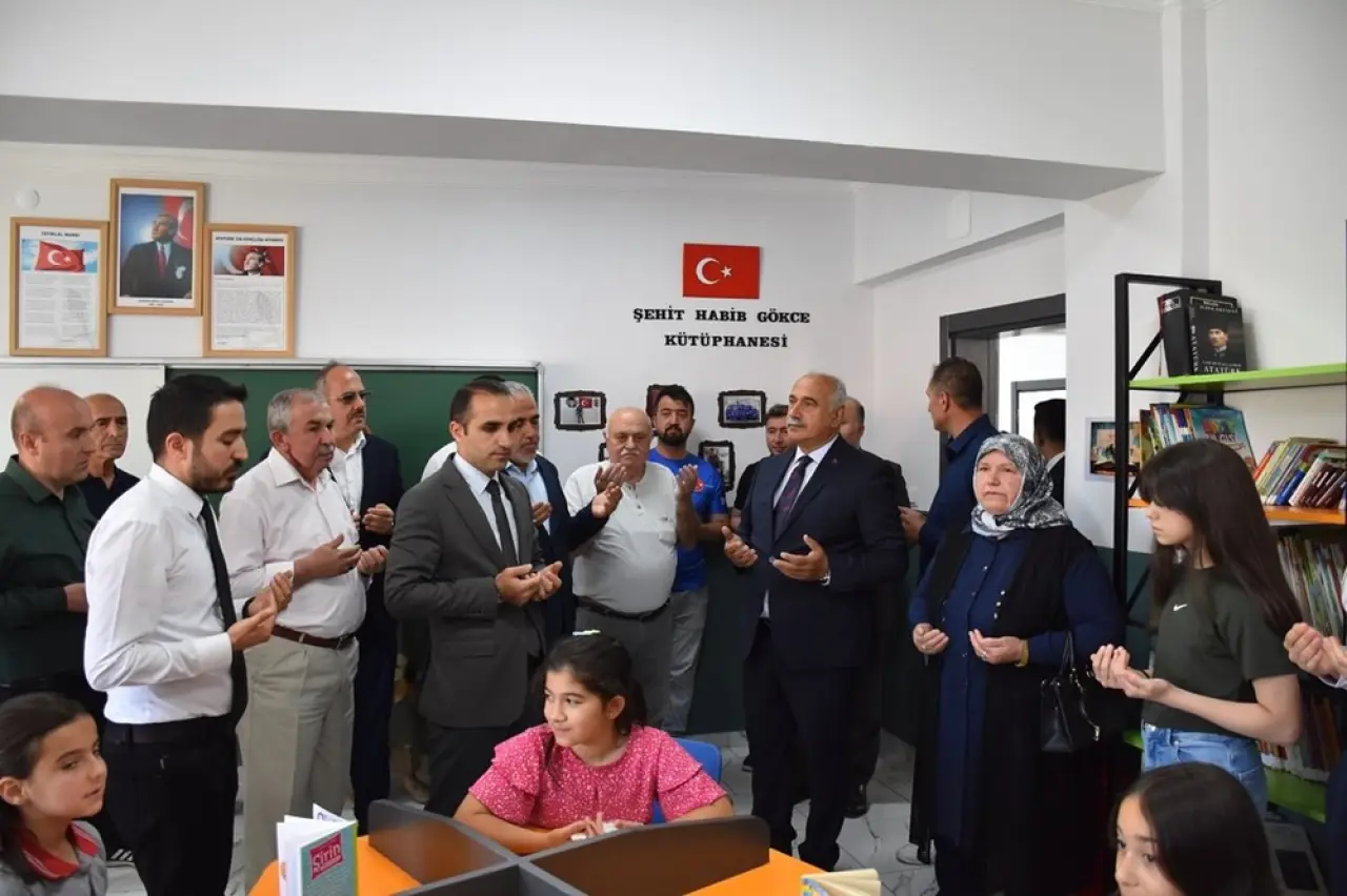 Şehit Habib Gökce’nin İsmi Kütüphanede Yaşatılıyor 1