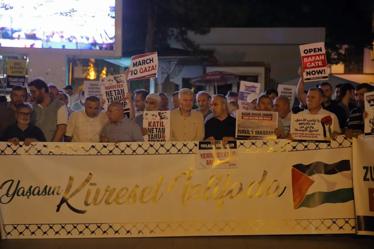 İsrail’in Ablukası Protesto Edildi 7