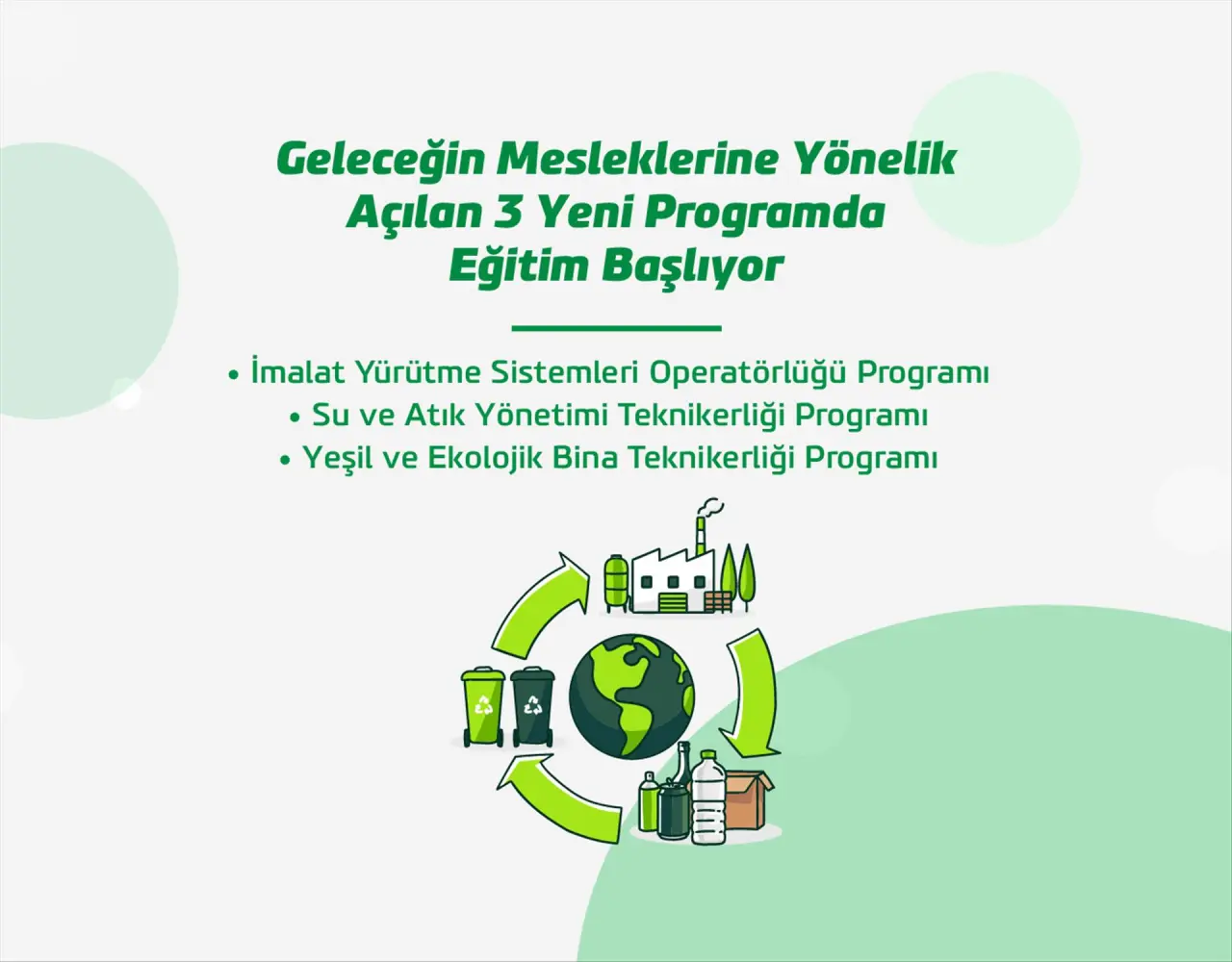 HİTÜ Geleceğin Mesleklerine Yönelik Üç Yeni Program 1