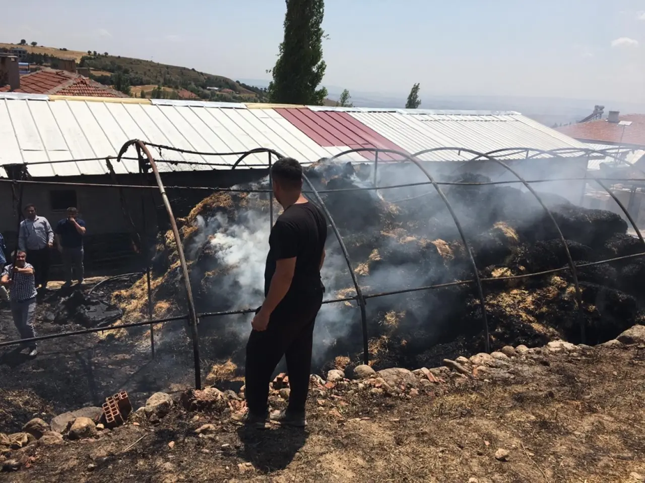 550 Balya Ot Kül Oldu 3