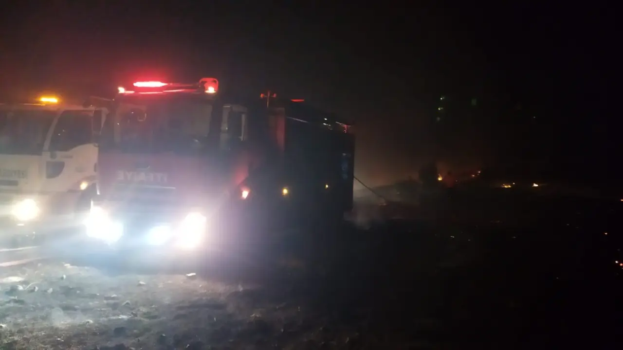 Örtü Yangını Ormana Sıçramadan Söndürüldü 3