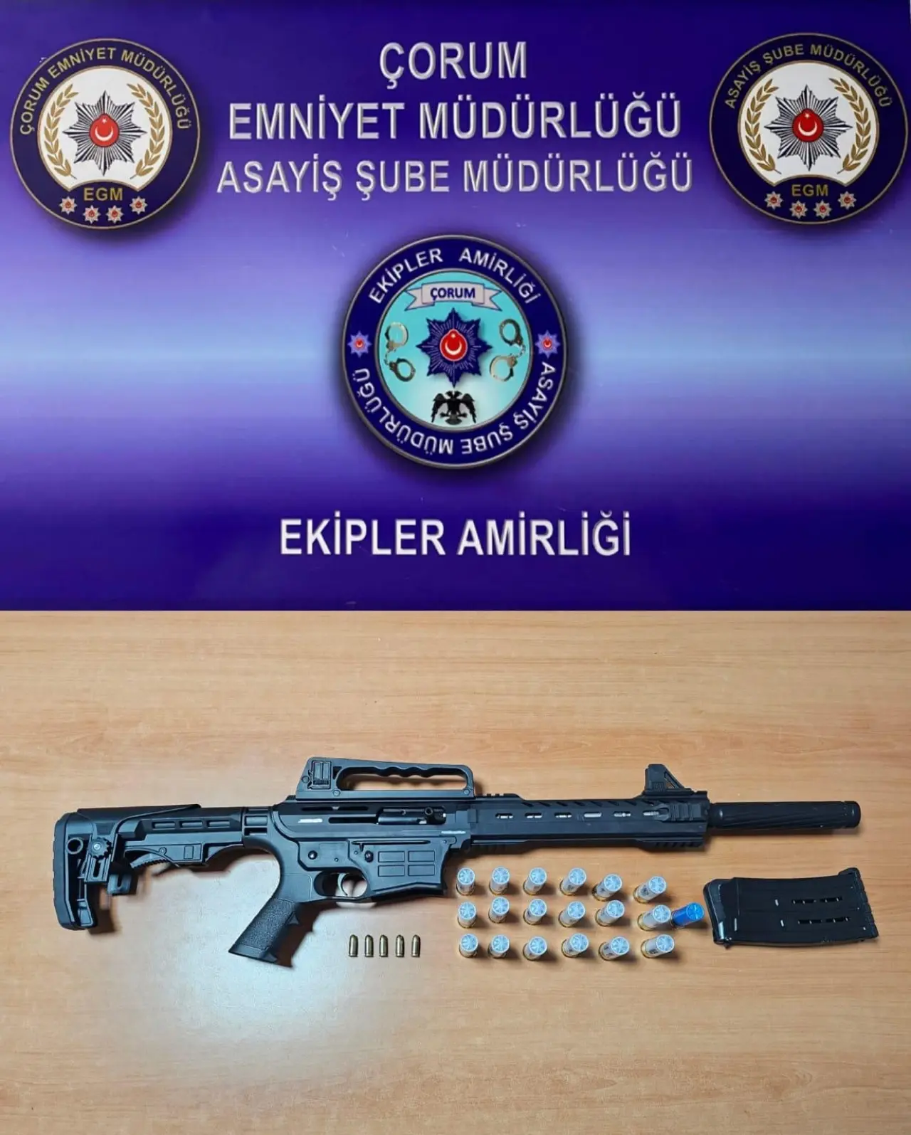 Çorum’da Silahlar ve Uyuşturucu Ele Geçirildi 4