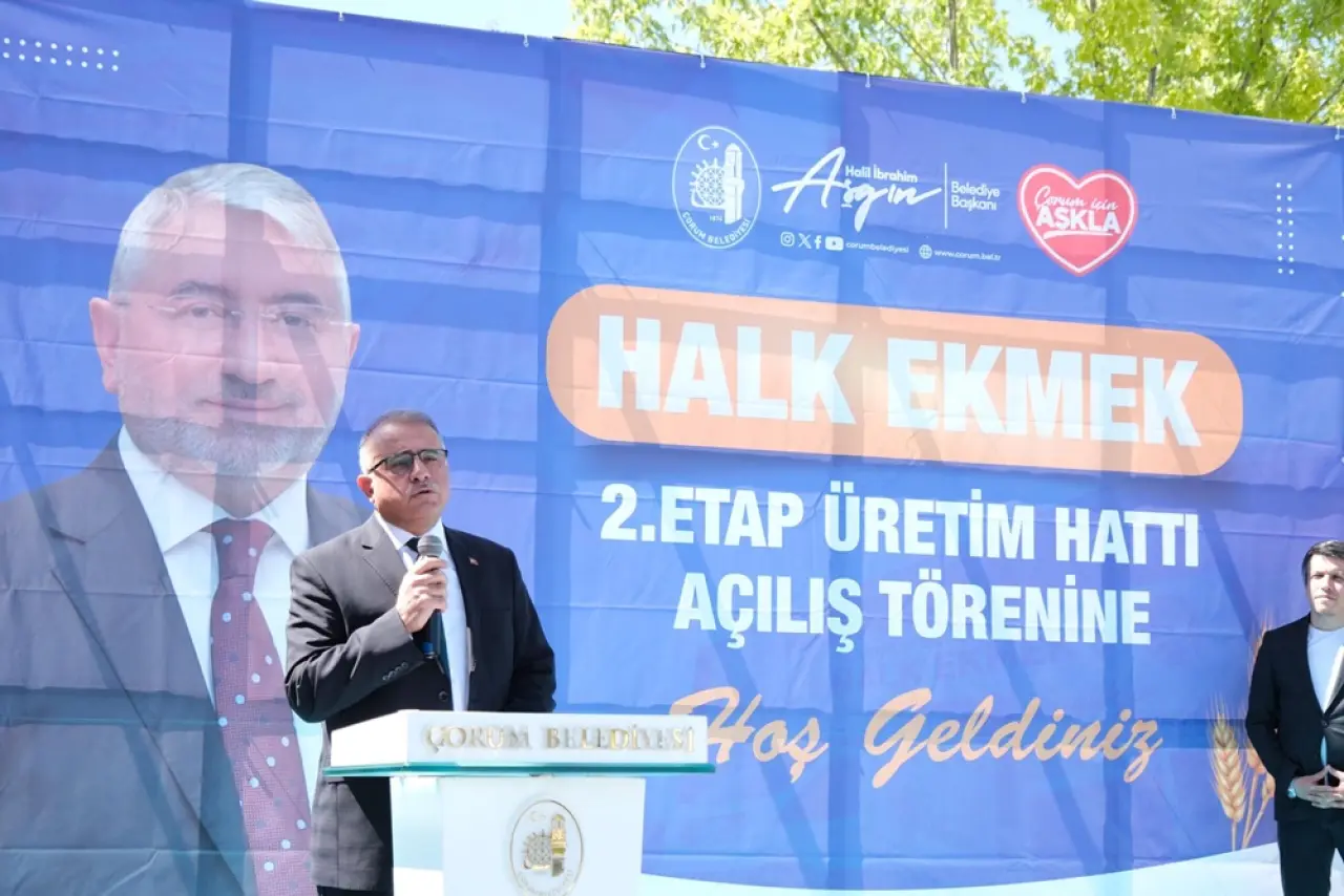 Çorum Belediyesi Günde 120 Bin Ekmek Üretebilecek 1