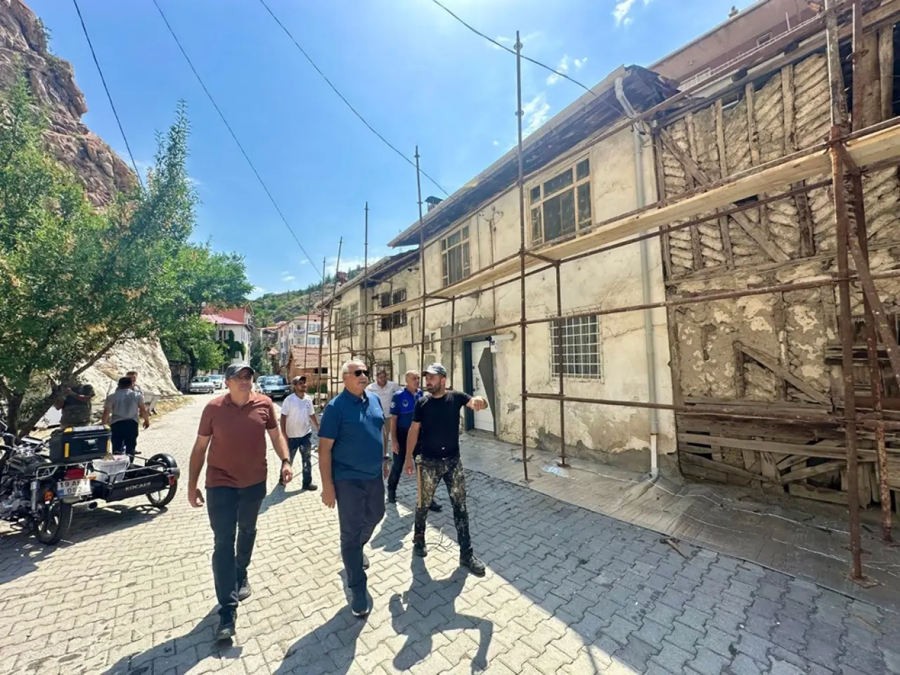 Tarihi Sokakların Cephesi İyileştiriliyor 5