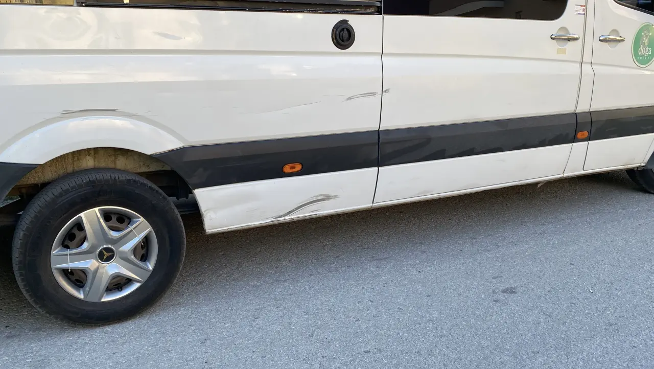 Minibüsle Çarpışan Bisikletli Çocuk Yaralandı 6