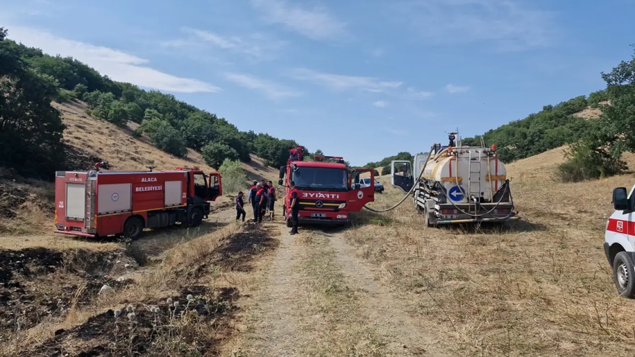 Yangın, Ormanlık Alana Sıçramadan Söndürüldü 6