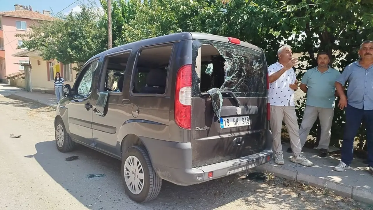 Park Halindeki Araca Sopalı Saldırı 2