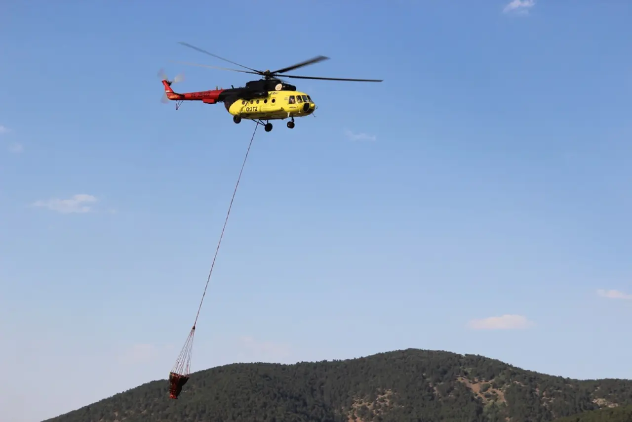 Ormanlık Alanda Yangın Çıktı 10