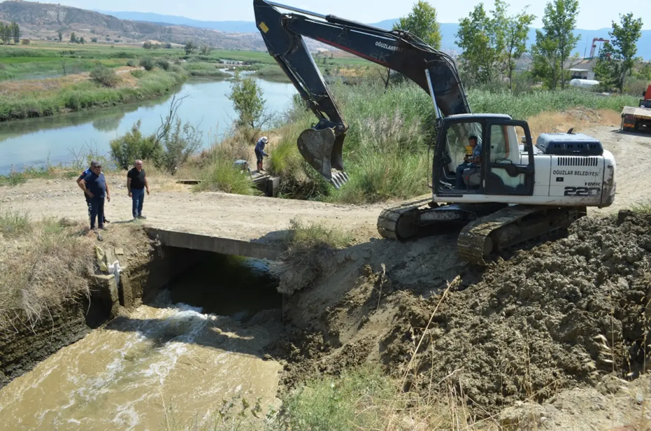 Dodurga’da Yıkılan Sulama Kanalı Onarıldı 3