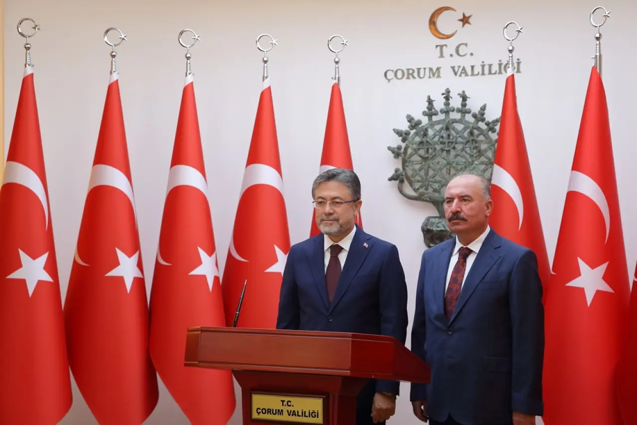 Bakanı Yumaklı, Çorum'da 2