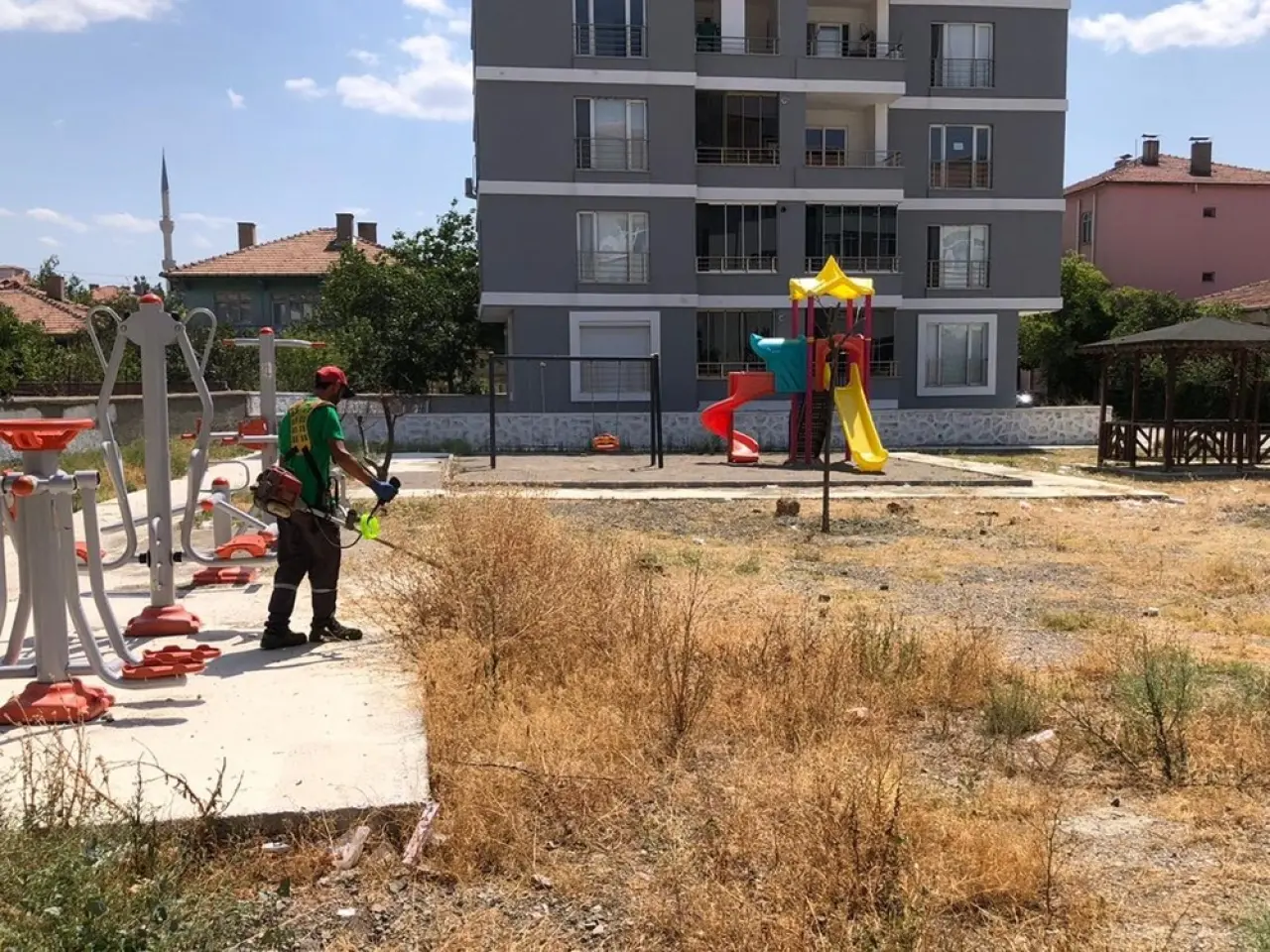Osmancık’ta Park ve Bahçelerde Bakım 4