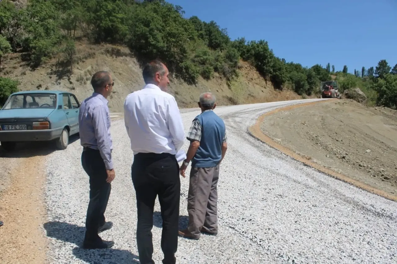 Polat, Doğangir’deki Yol Çalışmalarını İnceledi 1