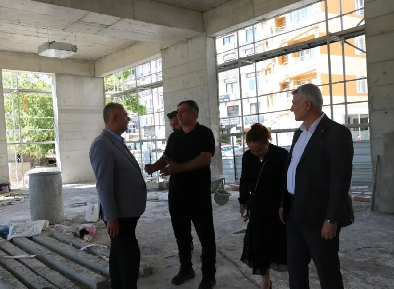 Yeni Baro Binası İnşaatında İnceleme 4