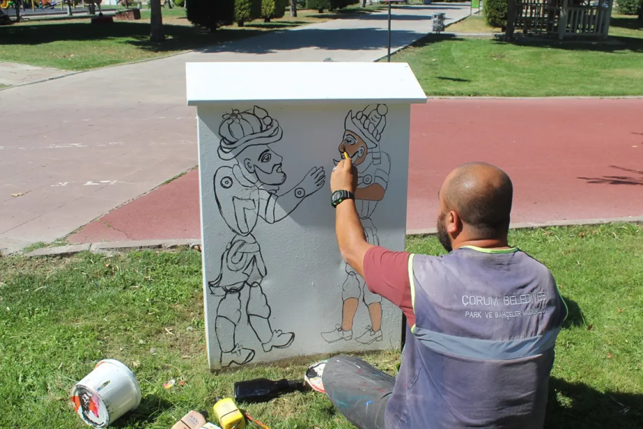 Çorum Sokakları Sanatla Renkleniyor 4