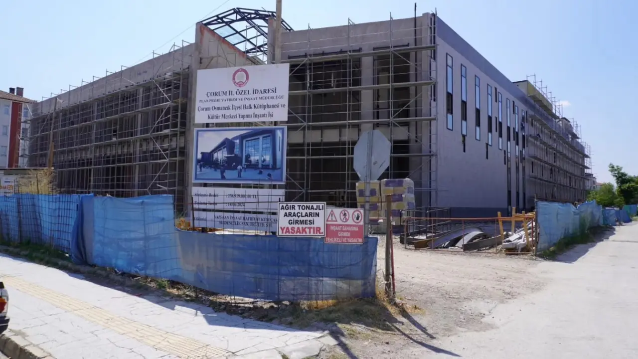 Osmancık Kültür Merkezi Tamamlanıyor 1