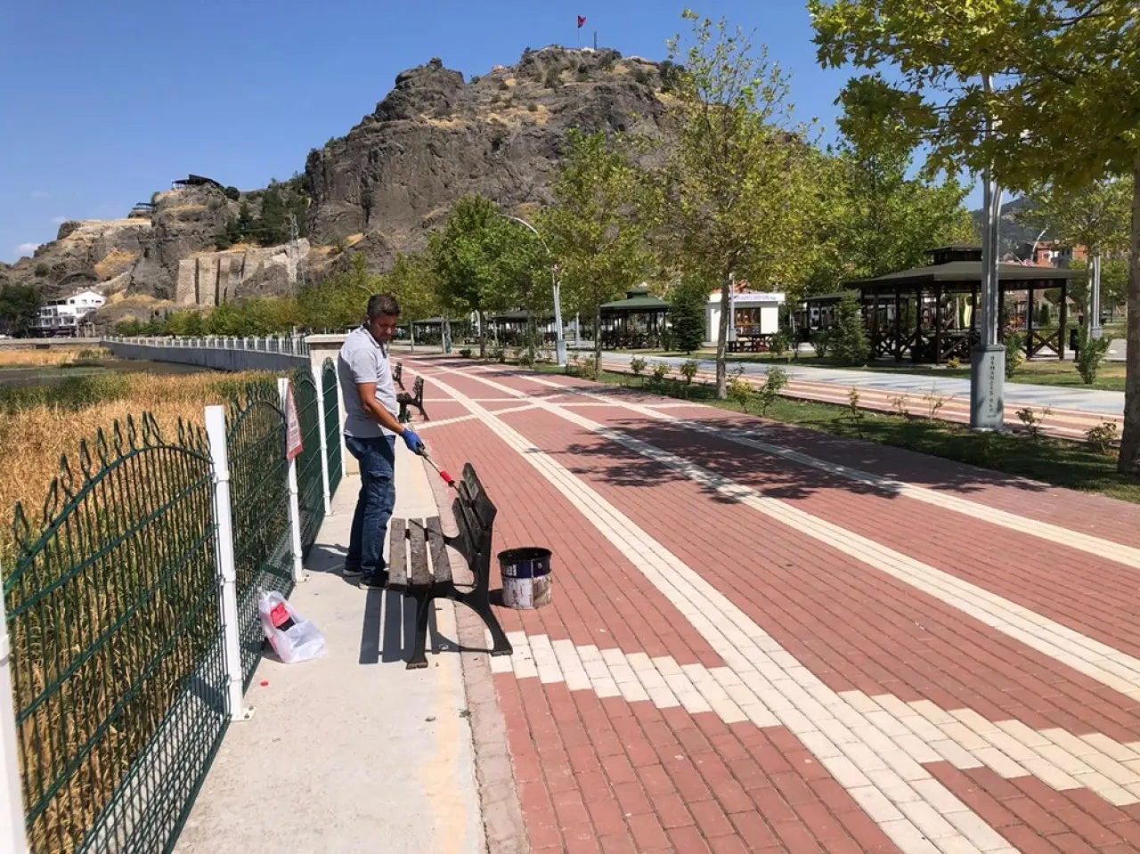 Osmancık’ta Park ve Bahçelerde Bakım 1