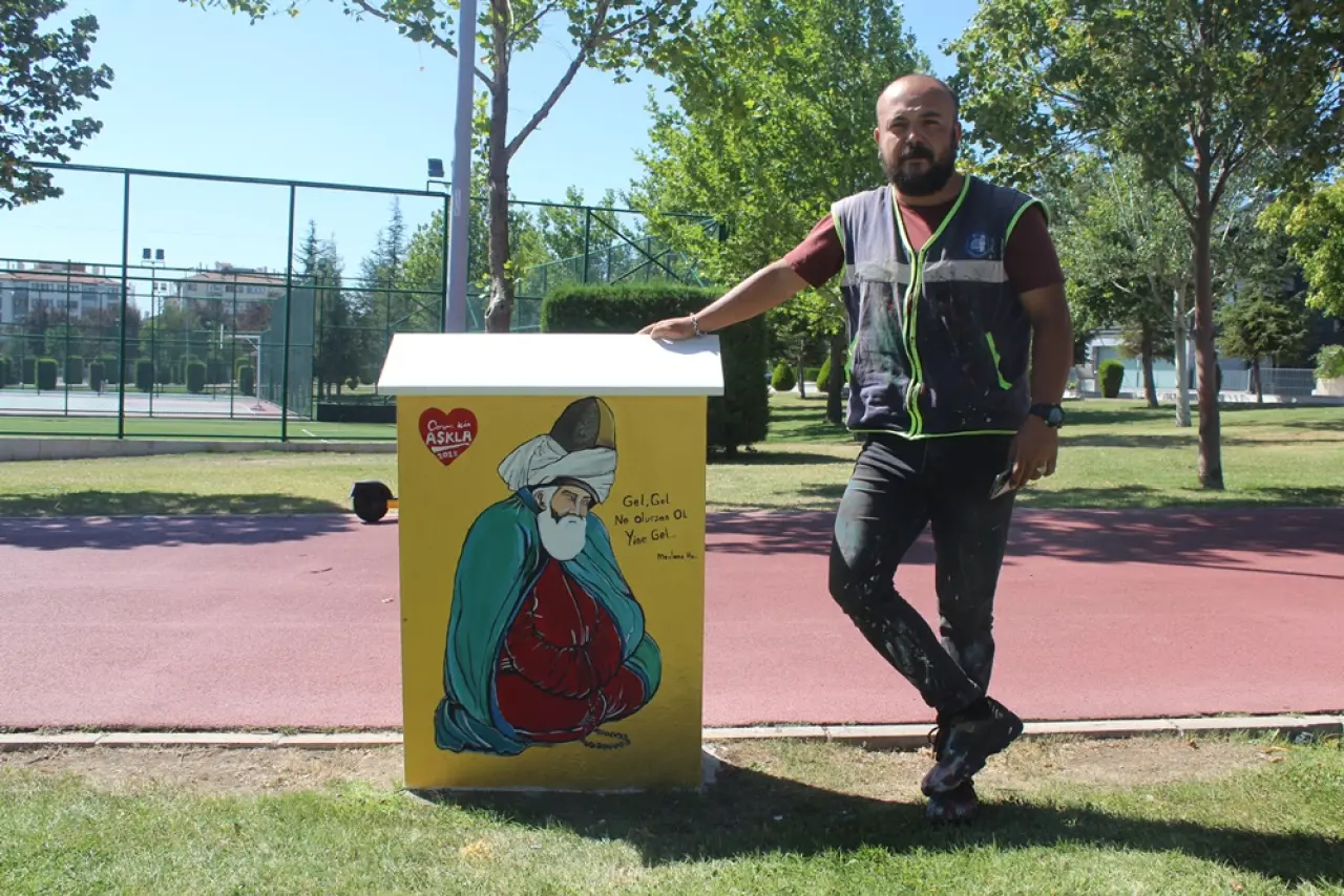 Çorum Sokakları Sanatla Renkleniyor 3