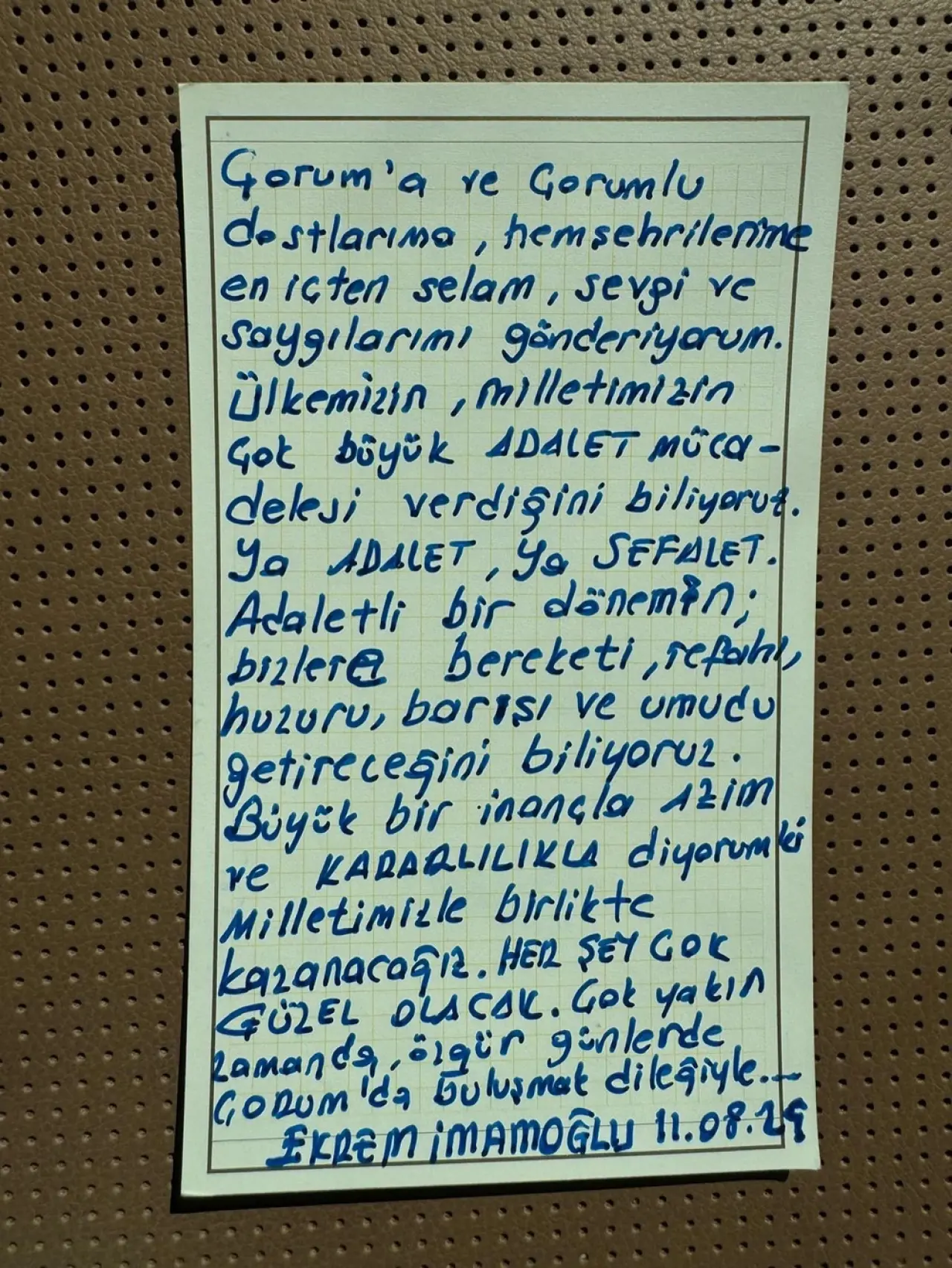 Ekrem İmamoğlu, Çorum’a Selam Yolladı 2
