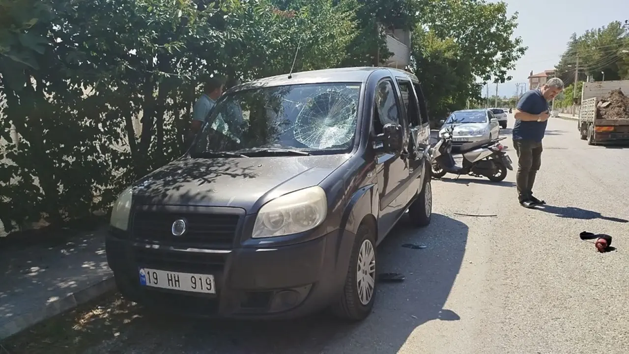 Park Halindeki Araca Sopalı Saldırı 4
