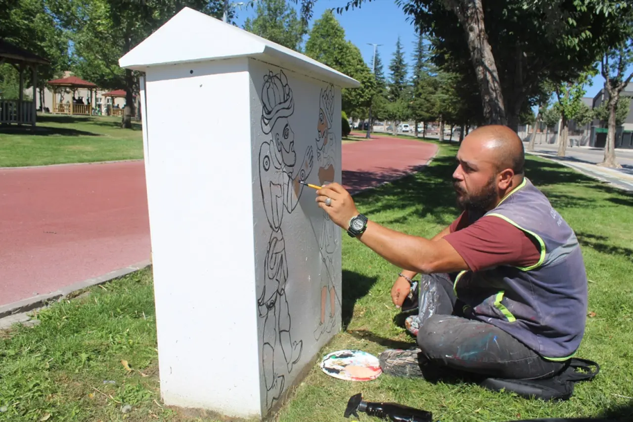 Çorum Sokakları Sanatla Renkleniyor 5