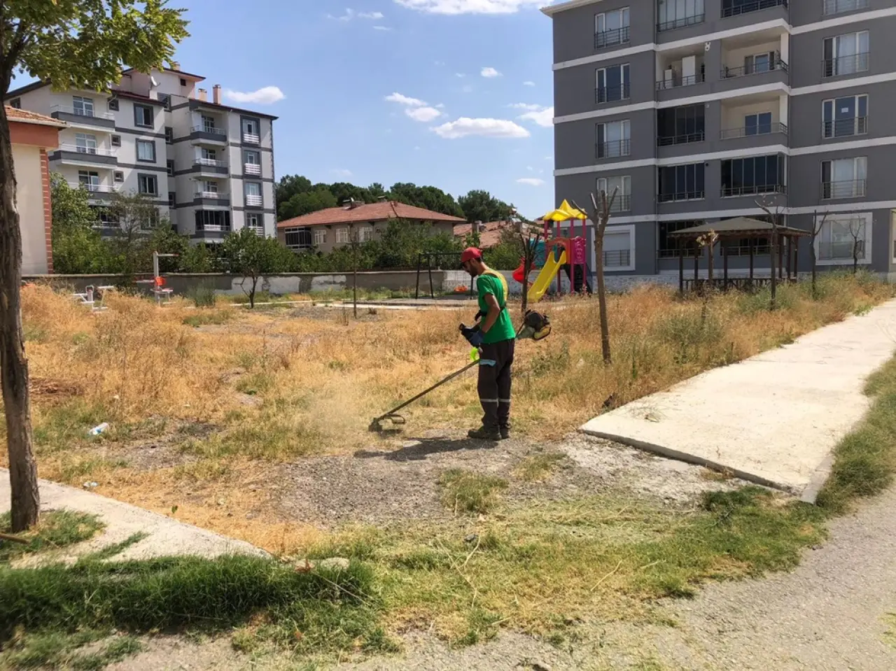 Osmancık’ta Park ve Bahçelerde Bakım 3