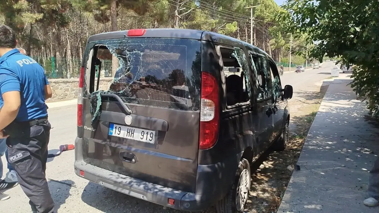 Park Halindeki Araca Sopalı Saldırı 3