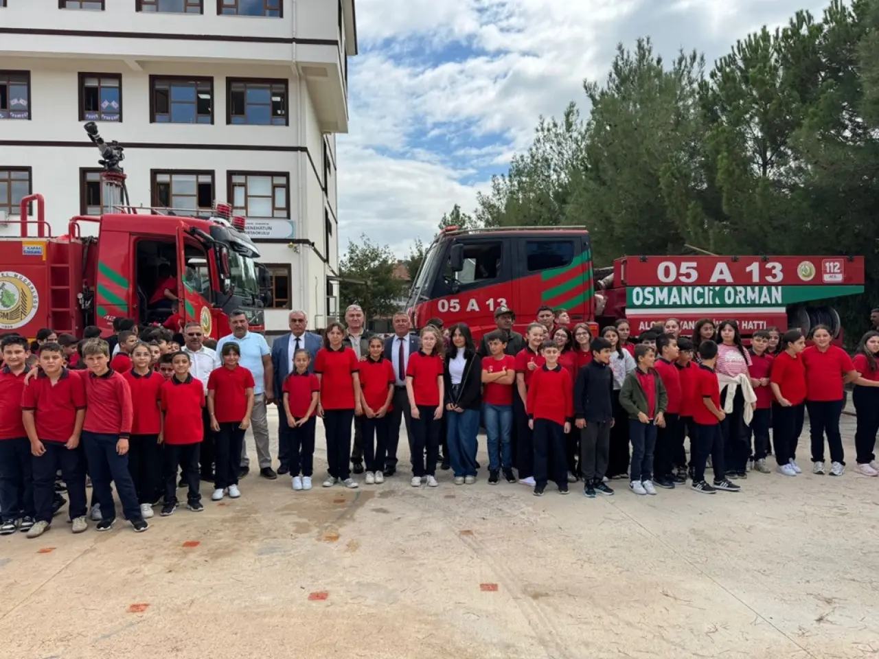 İlkokul Öğrencilerinin İlk Dersi Yeşil Vatan 3