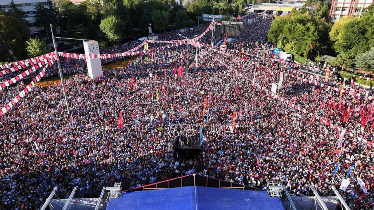 CHP’liler Tandoğan Mitinginde 2