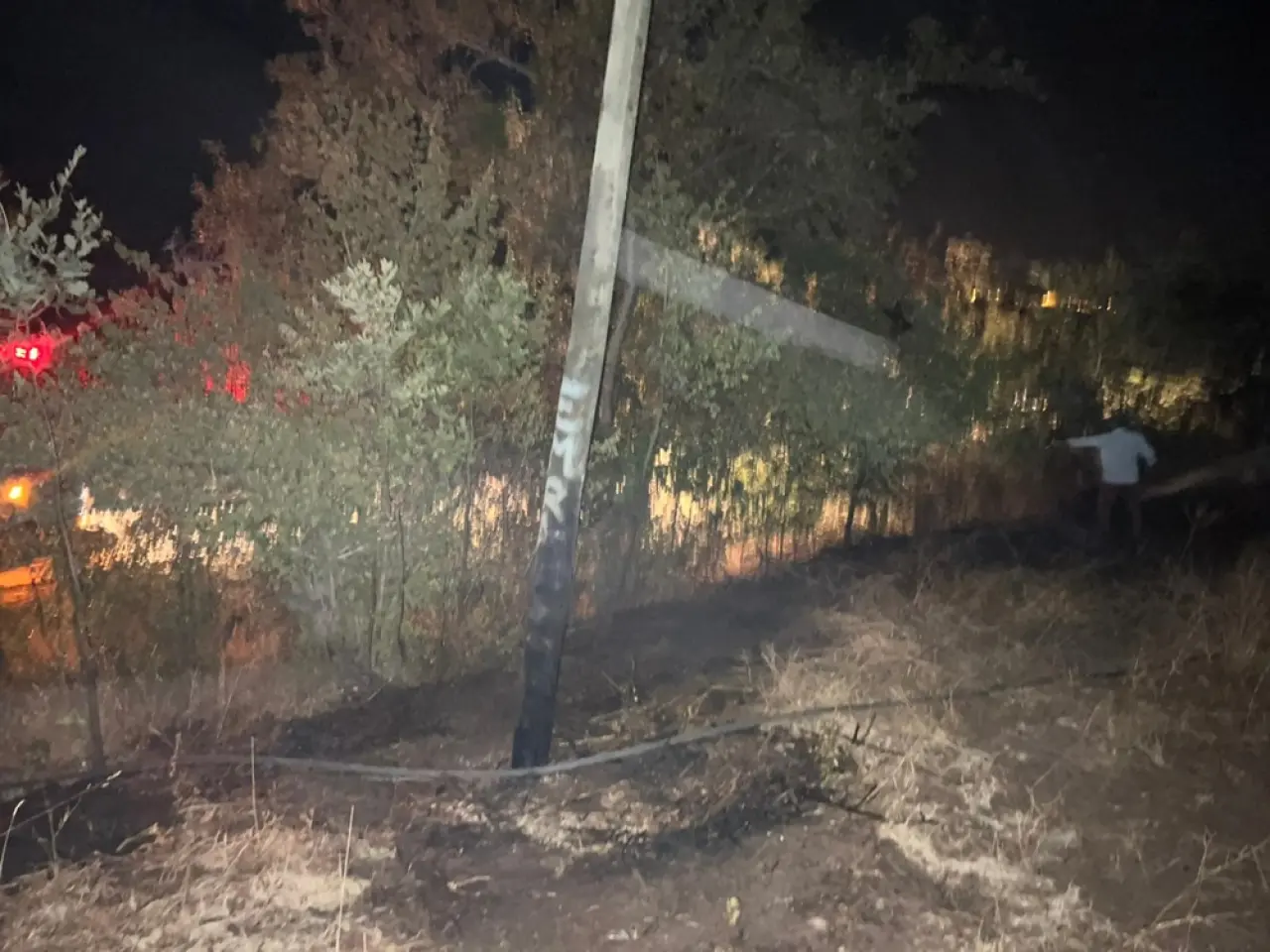 Yol Kenarında Çıkan Yangın Söndürüldü 3