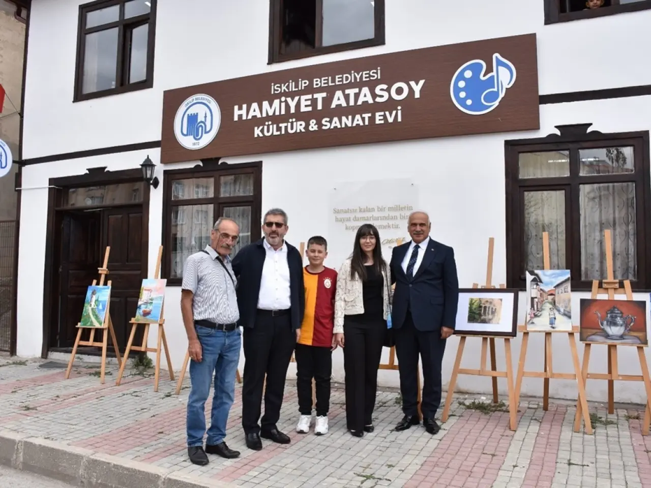Hamiyet Atasoy Sanat Evi'nde Kursiyer Sergisi Açıldı 4