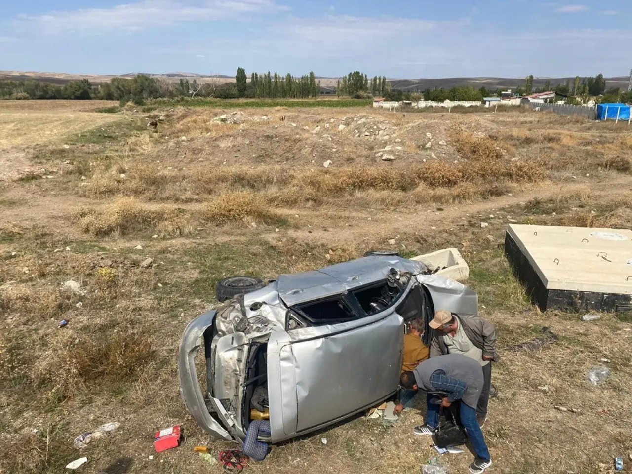 Kazaya, Sürücünün Öne Geçme Çabası Sebep Olmuş 4