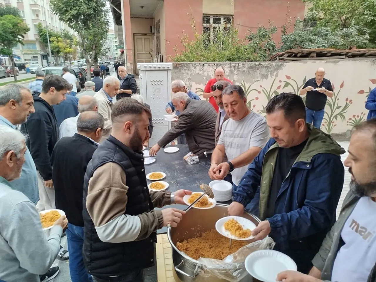 Cami Cemaatine Ahilik Pilavı 2