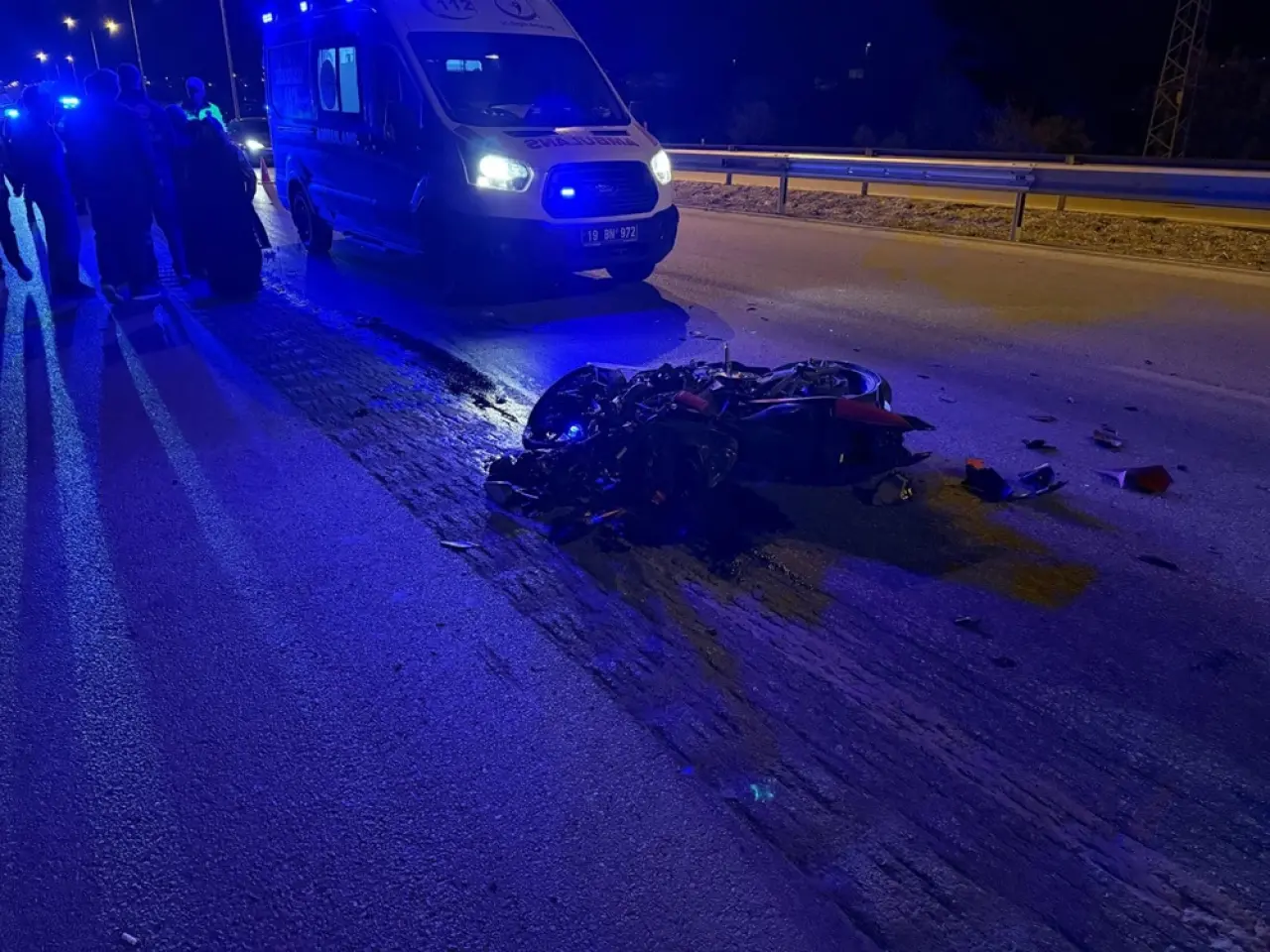 TIR’a Çarpan Motosikletin Sürücüsü Hayatını Kaybetti 1