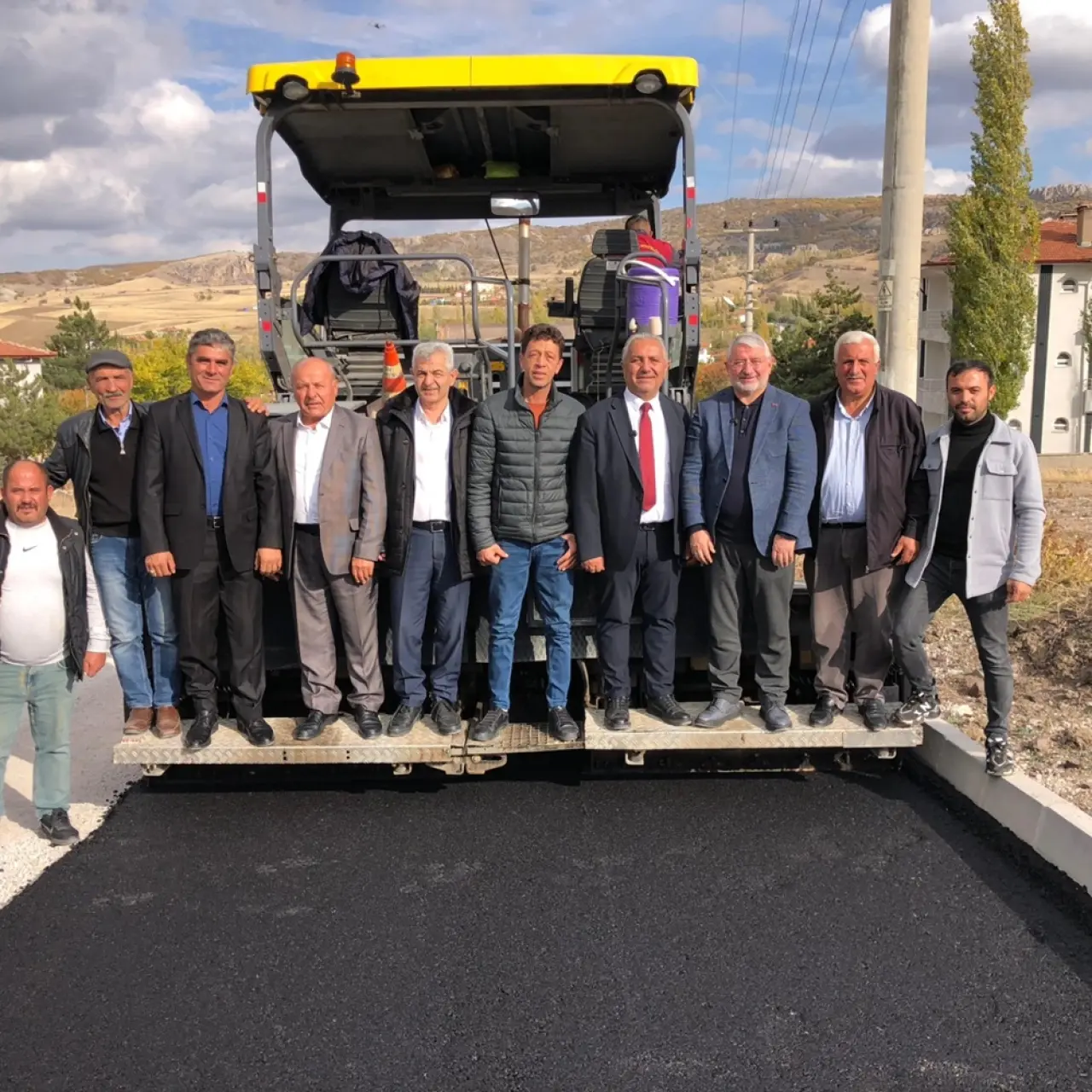 Boğazkale’de Hastane Yoluna Sıcak Asfalt 2