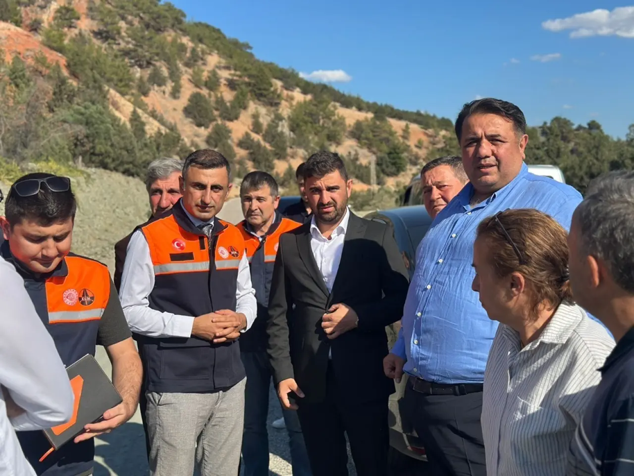 Boyabat Barajı Yolunda İyileştirme Çalışması 1