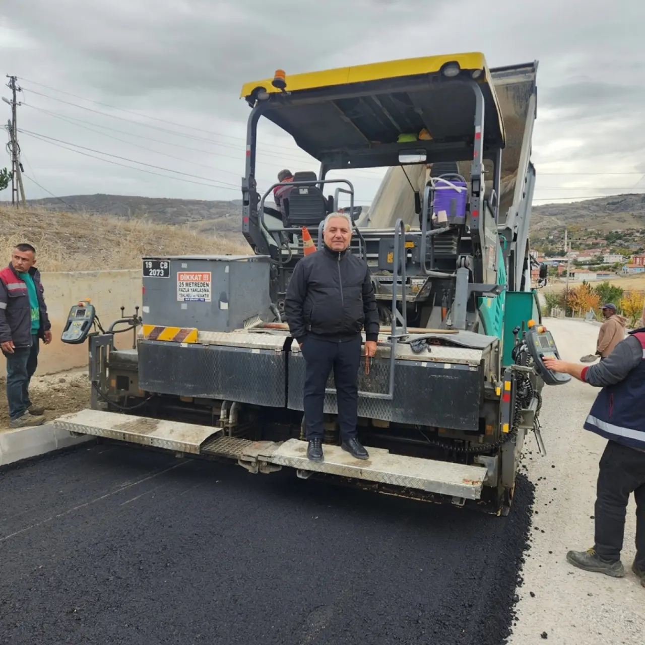 Boğazkale’de Hastane Yoluna Sıcak Asfalt 3