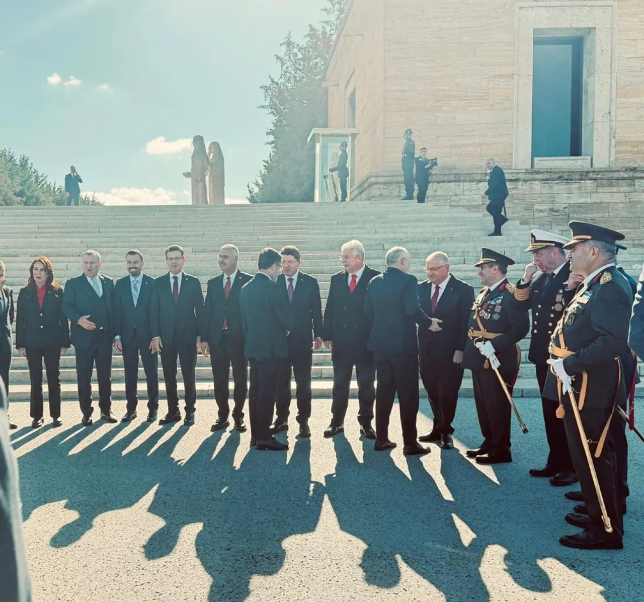 Ahlatcı, Erdoğan ile Anıtkabir'de 2