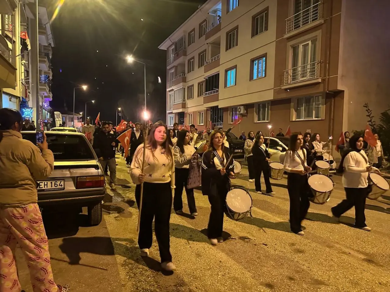 Kargı'da Fener Alayı Yürüyüşü 3