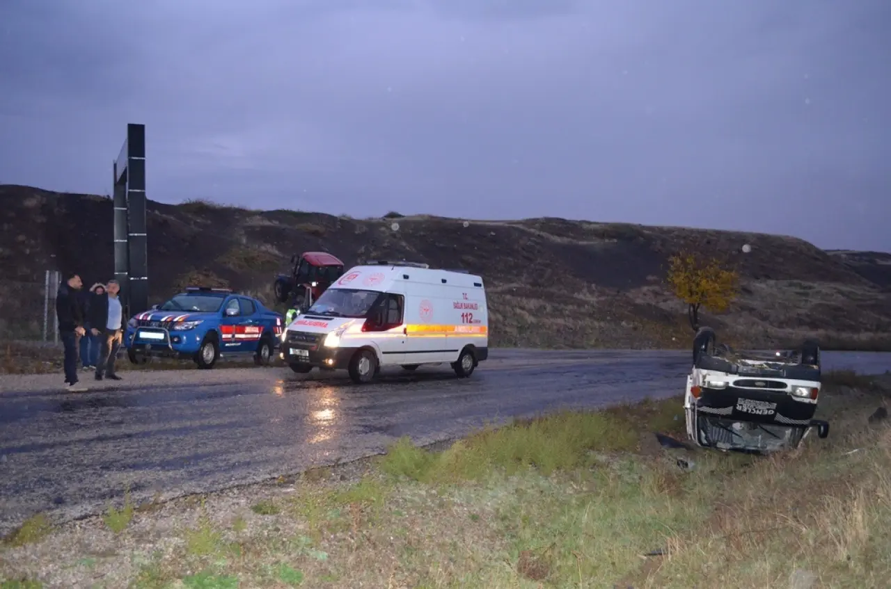 Dodurga’da Minibüs Devrildi: 1 Yaralı 5