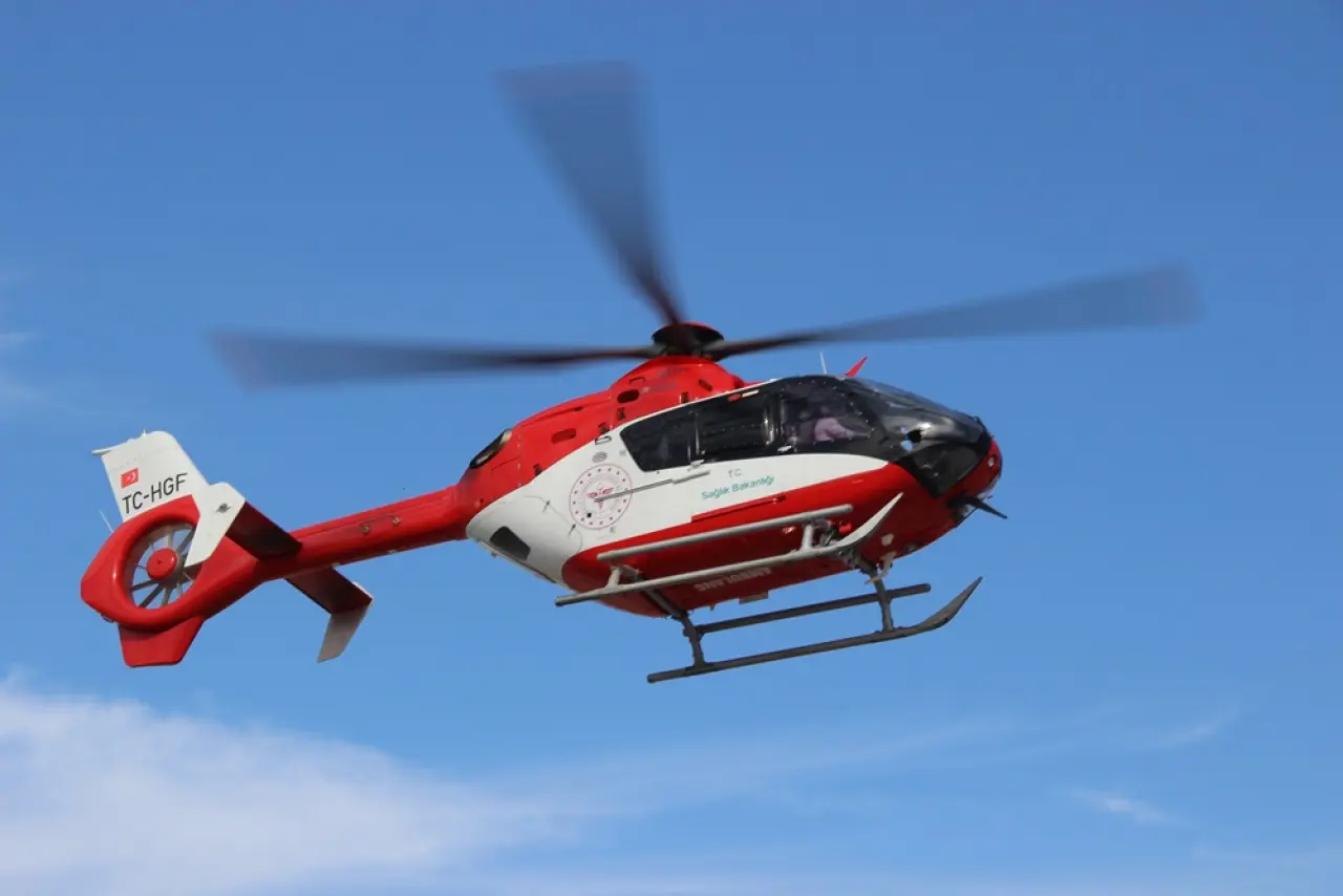 Kazada Ağır Yaralandı, Helikopter Havalandı 4