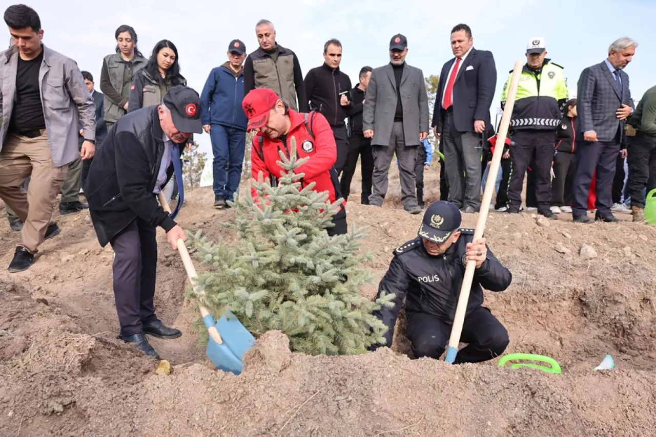 Şehitlerin Anısı Fidanlarda Yeşeriyor 8