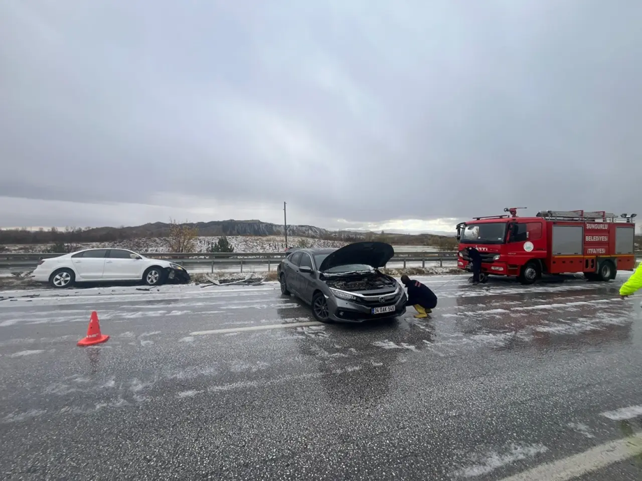 Aniden Bastırdı, Kazaya Sebep Oldu 1