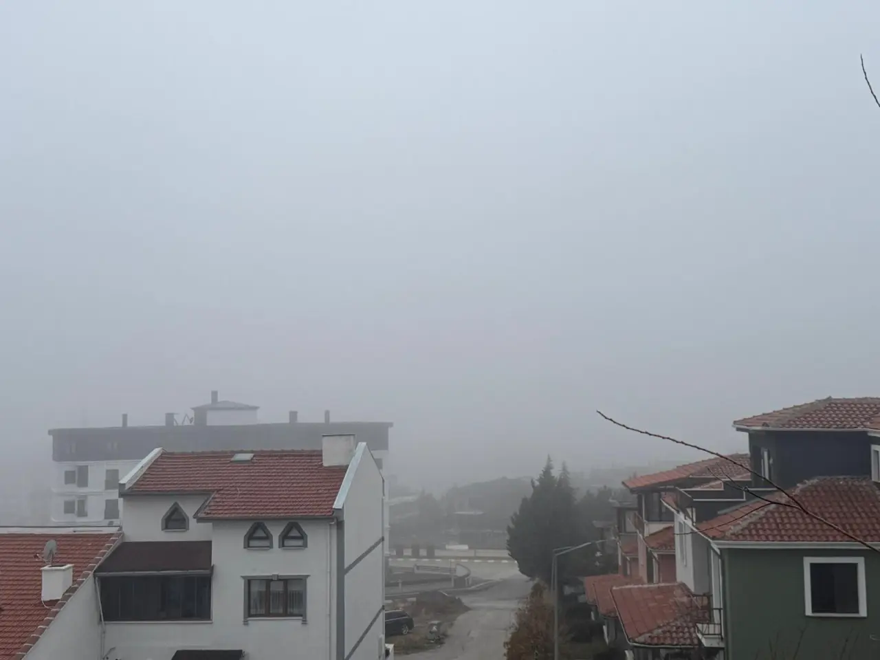 Çorum Güne Sisle Başladı 5